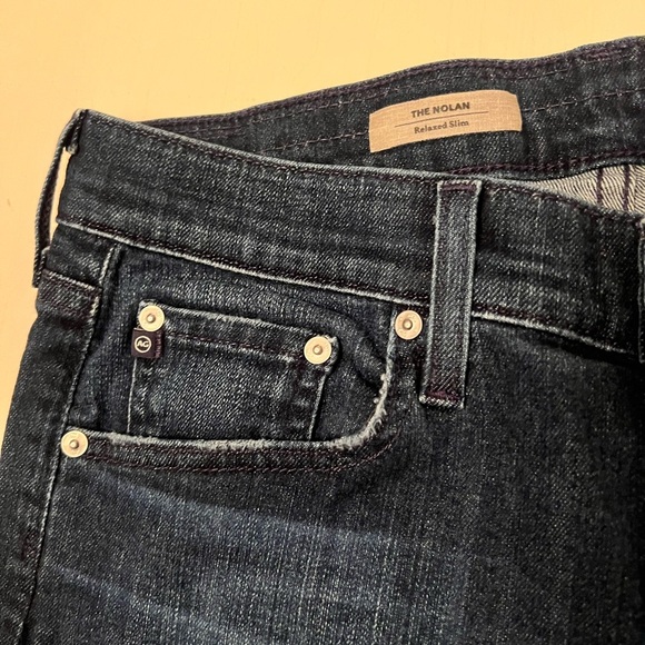 Anthropologie AG Adriano Goldschmied the Nolan Relaxed Slim Jeans Size 29 - Picture 7 of 13